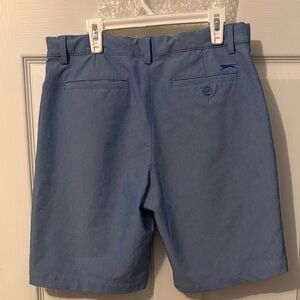 Slazenger Light Blue Men's Flat Front Shorts
